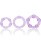 California Exotic Novelties Transparent Island Rings - Набор эрекционных колец, 3 шт